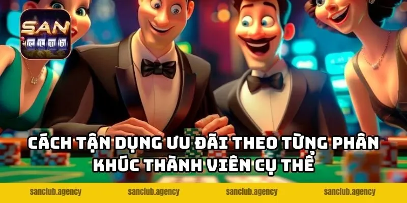 Cách tận dụng ưu đãi theo từng phân khúc thành viên cụ thể